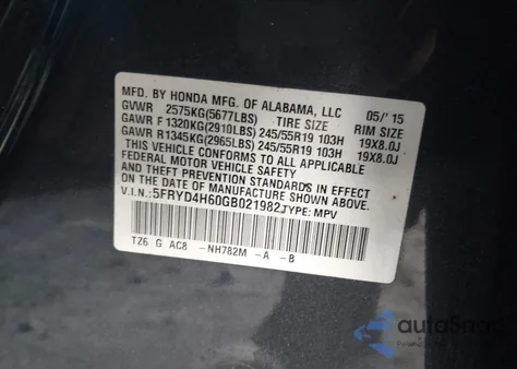 2016 Acura Mdx Technology Entertainment Packages/Technology, Entertainment Acurawatch Plus Packages from USA, damaged, VIN 5FRYD4H60GB021982
